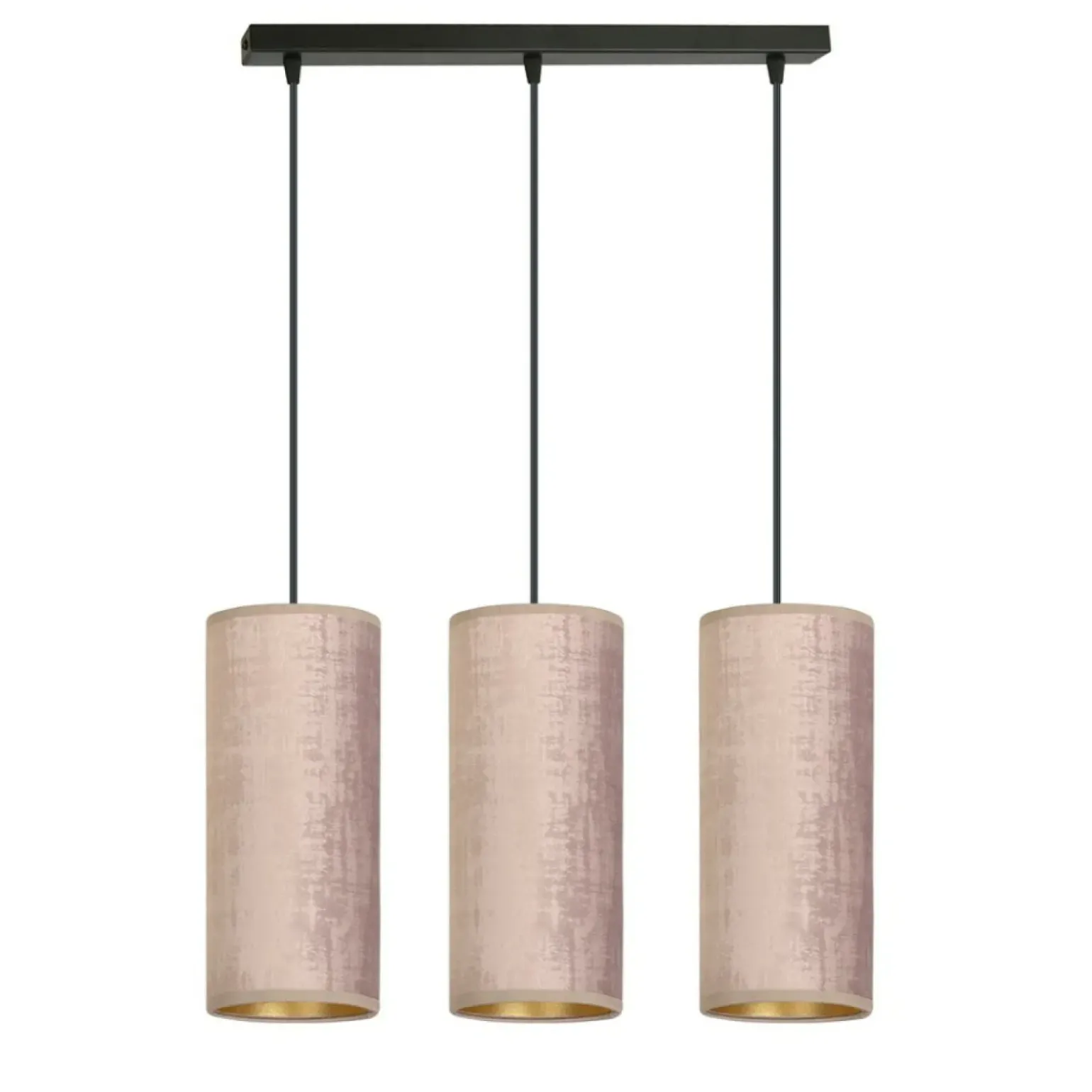 Best Sale Lampa wisząca z różowymi abażurami 1061/3 BENTE | Kaja Oświetlenie Żyrandole Nowoczesne