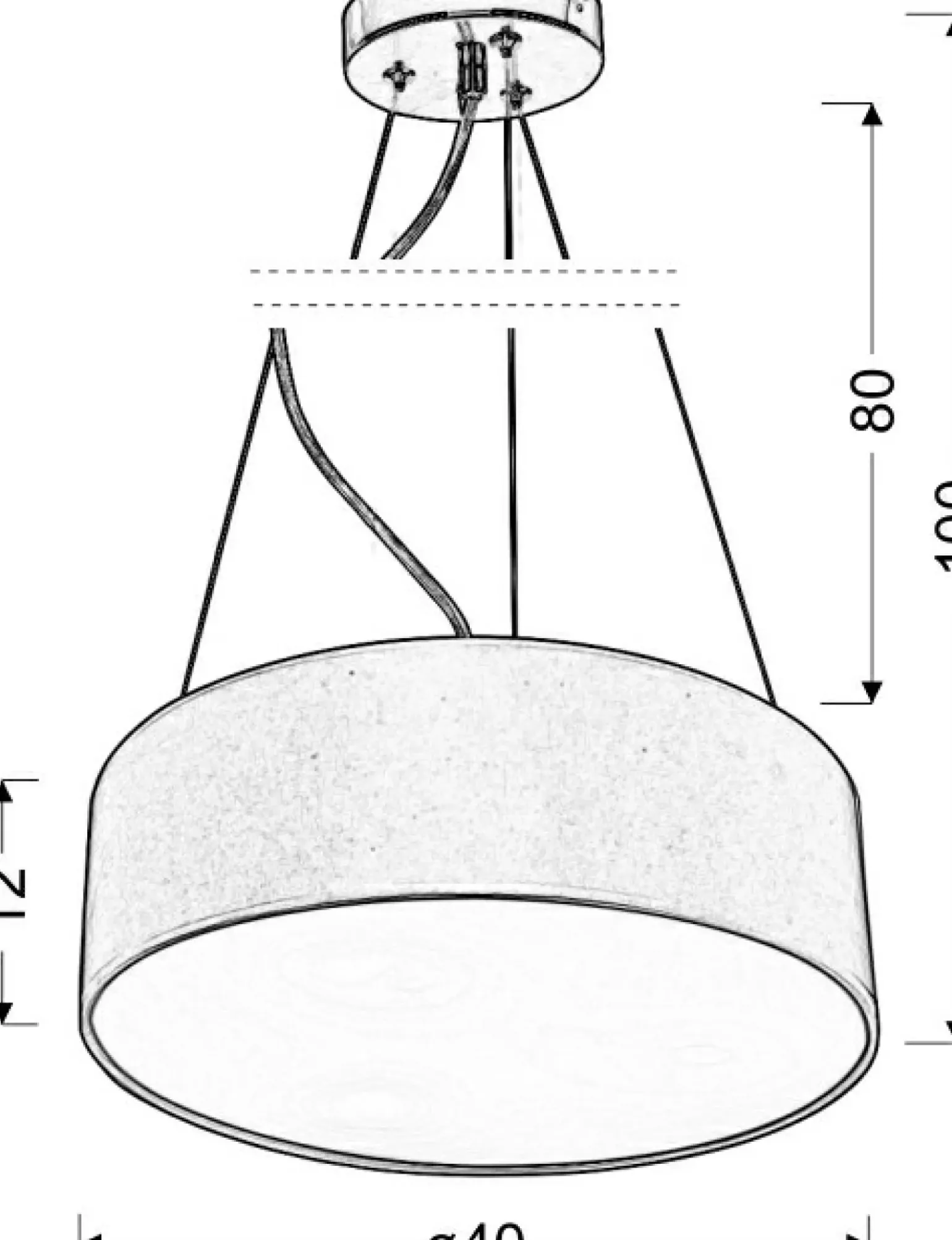 Online Lampa wisząca z szarym abażurem ⌀40 31-67722 KIOTO | Kaja Oświetlenie Żyrandole Nowoczesne