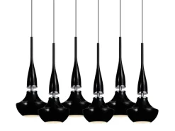 Best Lampa wisząca z sześcioma ozdobnymi zwisami AZ0262 TASOS | Kaja Żyrandole Nowoczesne