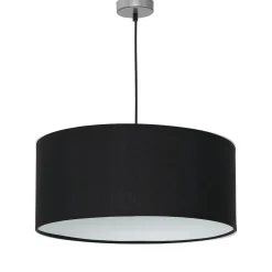 Sklep Kaja Lampa wisząca z szerokim, czarnym abażurem ML63800 CASINO | Kaja