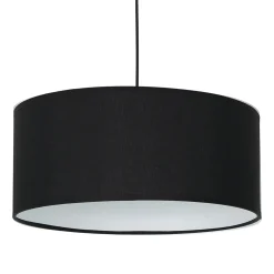 Sklep Kaja Lampa wisząca z szerokim, czarnym abażurem ML63800 CASINO | Kaja