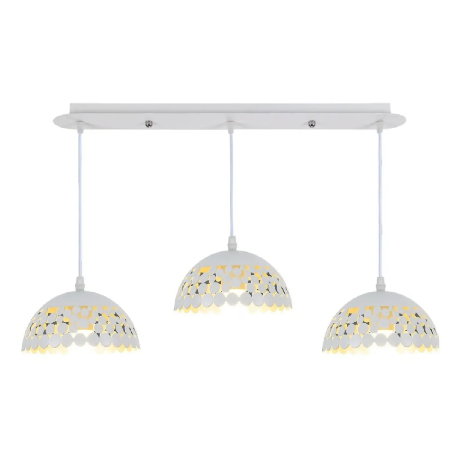 Cheap Lampa wisząca z trzema niezwykłymi kloszami ML6139 z serii LISA | Kaja Oświetlen Żyrandole Nowoczesne