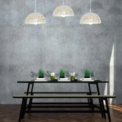 Cheap Lampa wisząca z trzema niezwykłymi kloszami ML6139 z serii LISA | Kaja Oświetlen Żyrandole Nowoczesne