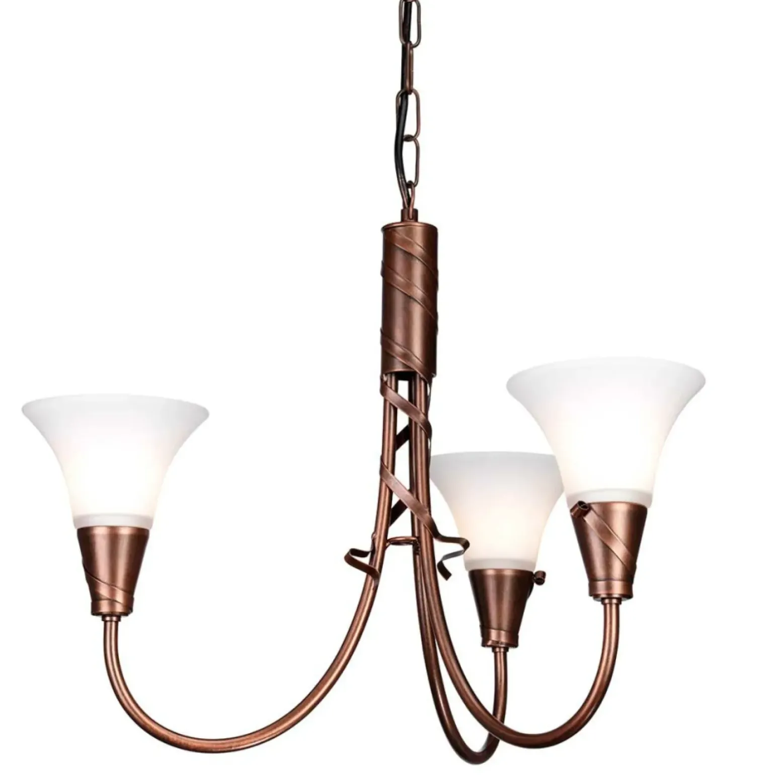 Sklep Kaja Lampa wisząca, z trzema punkami światła EM3-COPPER z serii EMILY