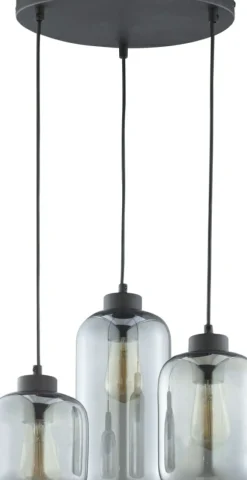 Online Lampa wisząca z trzema różnymi kloszami TK 3185 MARCO | Kaja Żyrandole Nowoczesne