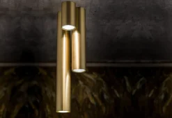 Store Lampa wisząca z trzema tubami na podsufitce 8915 | Kaja Oświetlenie Żyrandole Nowoczesne