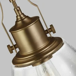 Sklep Kaja Lampa wisząca z unikalnym szkłem FE-HOBSON-P-M-AB z serii HOBSON