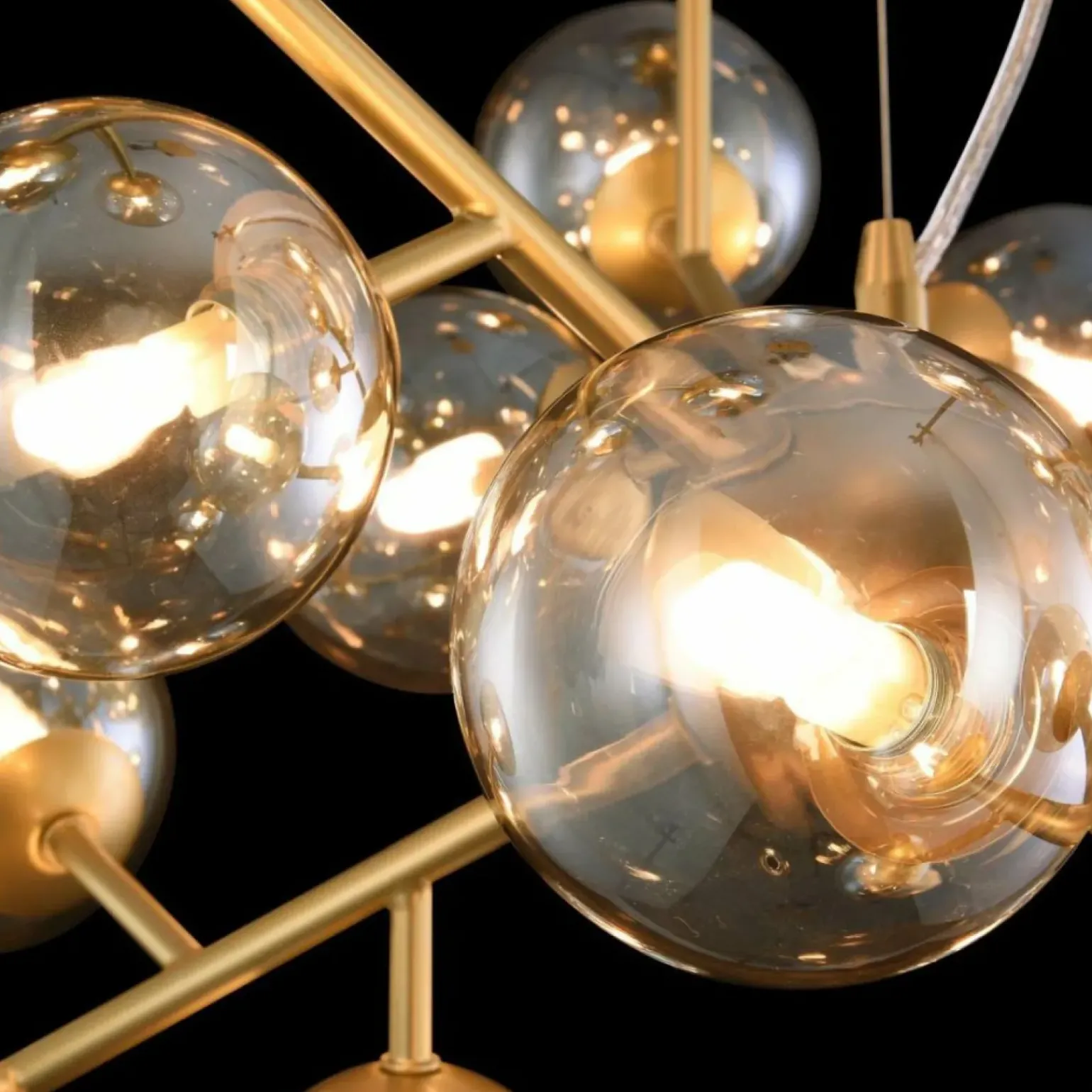 Cheap Lampa wisząca z wieloma kloszami MOD545PL-24G DALLAS | Kaja Żyrandole Nowoczesne