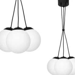 Cheap Lampa wisząca z wiązanką białych kloszy MLP6523 LIMA | Kaja Żyrandole Nowoczesne