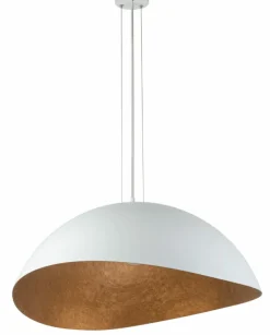 Sale Lampa wisząca z wnętrzem w kolorze miedzi SIG 40622 z serii SOLARIS Żyrandole Nowoczesne