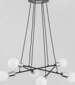 Best Lampa wisząca z wyeksponowanymi żarówkami AL 62122 | Kaja Żyrandole Nowoczesne