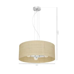 Store Lampa wisząca zachowana w stylu skandynawskim MLP7490 z serii MARSHALL | Kaja Oś Żyrandole Nowoczesne