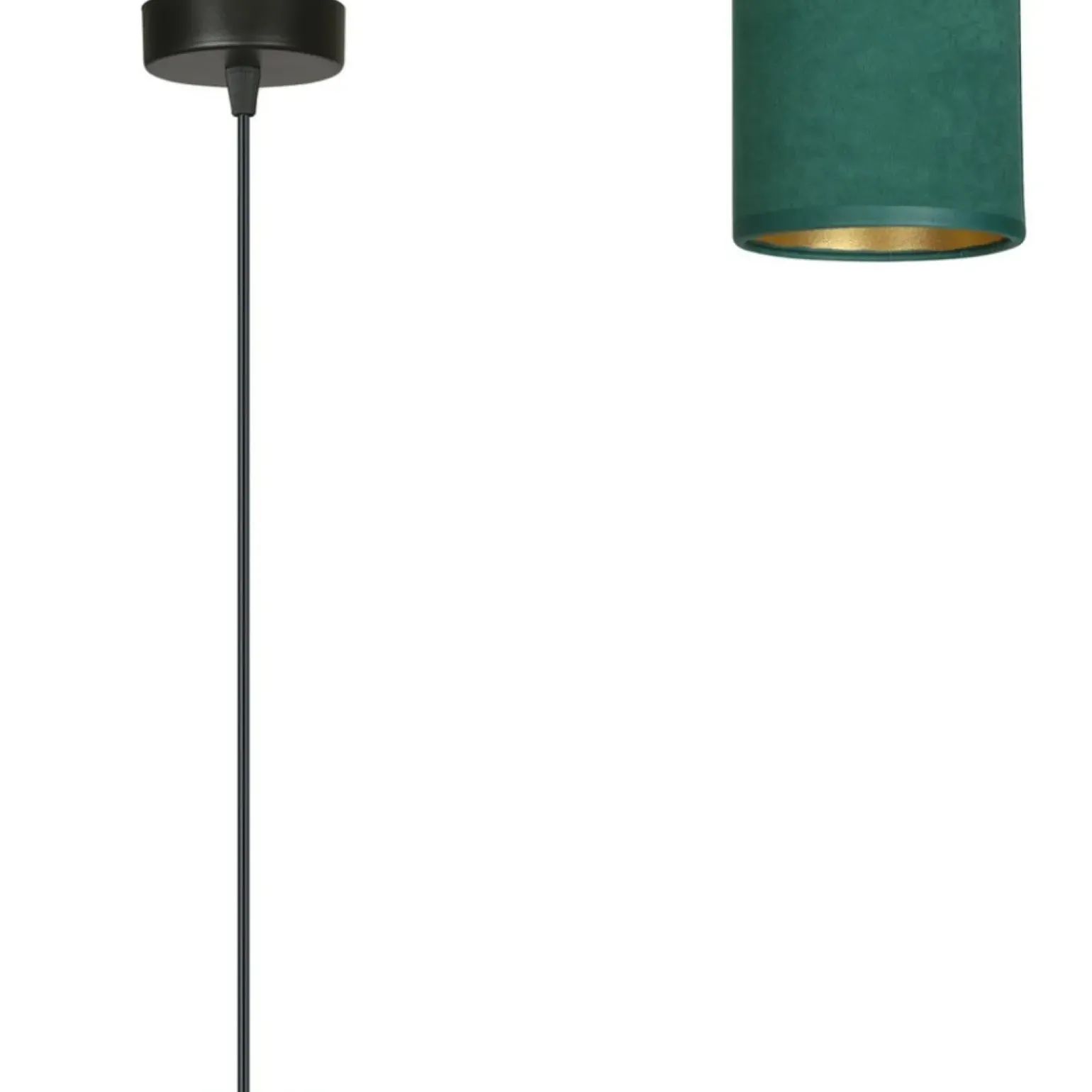 Outlet Lampa wisząca ze smukłym, kolorowym abażurem 1058/1 BENTE | Kaja Żyrandole Nowoczesne