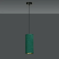 Outlet Lampa wisząca ze smukłym, kolorowym abażurem 1058/1 BENTE | Kaja Żyrandole Nowoczesne