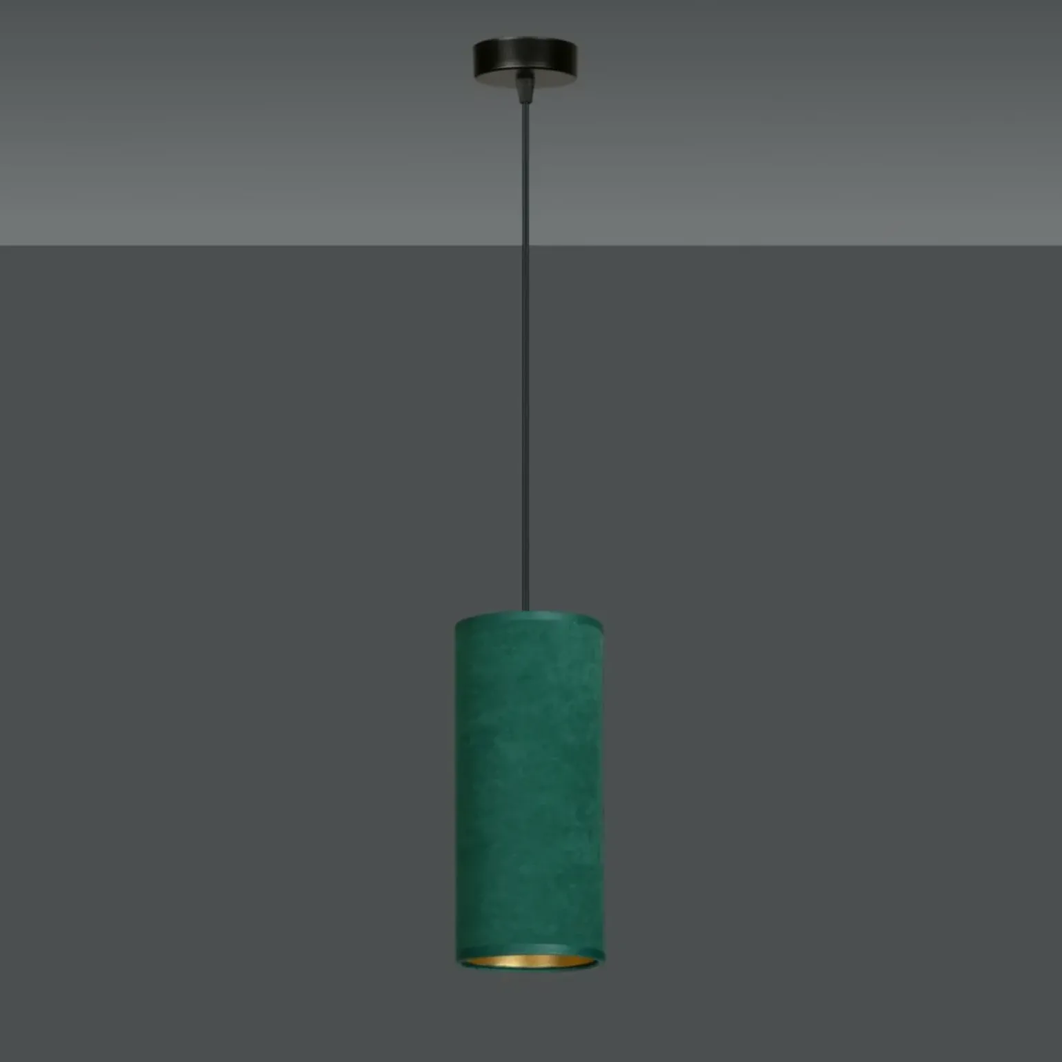 Outlet Lampa wisząca ze smukłym, kolorowym abażurem 1058/1 BENTE | Kaja Żyrandole Nowoczesne