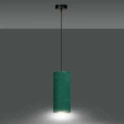 Outlet Lampa wisząca ze smukłym, kolorowym abażurem 1058/1 BENTE | Kaja Żyrandole Nowoczesne