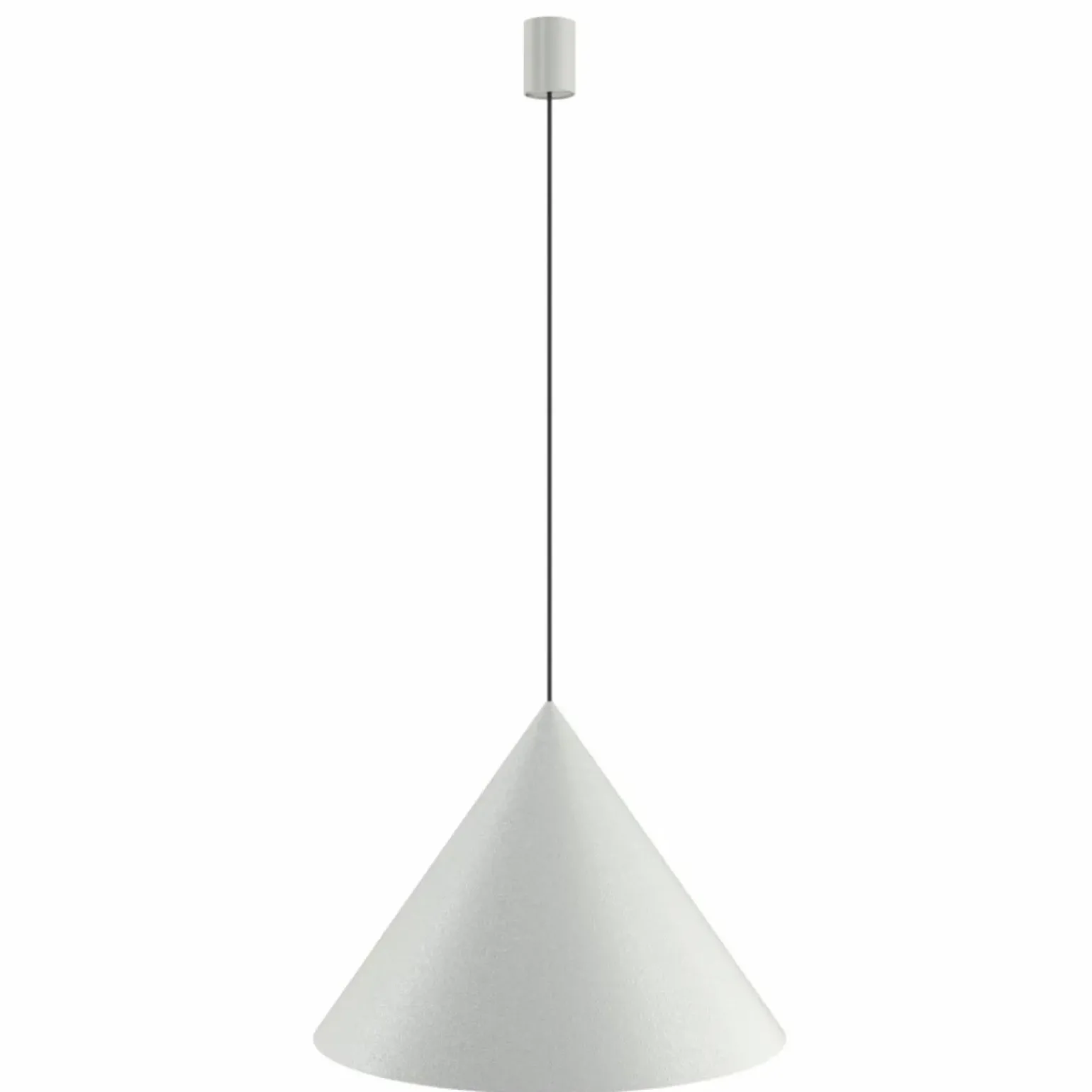 Discount Lampa wisząca ze stożkowym, dużym kloszem ⌀50cm 10872 ZENITH | Kaja Żyrandole Nowoczesne