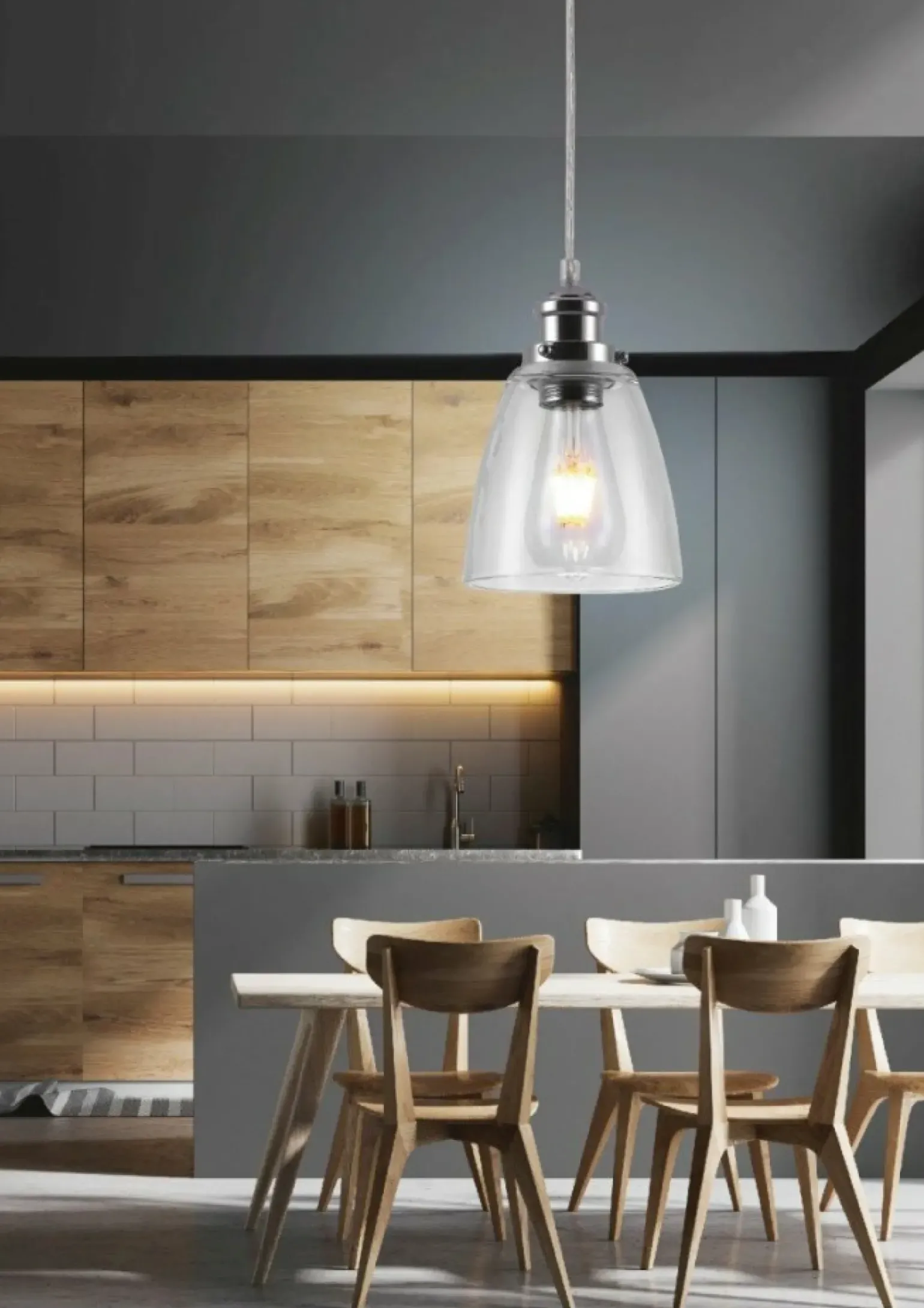 Clearance Lampa wisząca ze stożkowym kloszem 31-70821 VOICE | Kaja Oświetlenie Żyrandole Nowoczesne