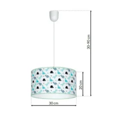 Best Sale Lampa wisząca ze wzorem do pokoju dziecięcego MLP4951 z serii DINO | Kaja Oświet Żyrandole Nowoczesne