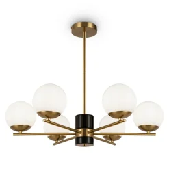 Best Sale Lampa wisząca ze złotą oprawą MOD187PL-06BS z serii MARBLE | Kaja Żyrandole Nowoczesne