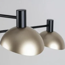 Store Lampa wisząca ze złotymi, otwartymi kloszami SIG 40568 ARTIS | Kaja Żyrandole Nowoczesne