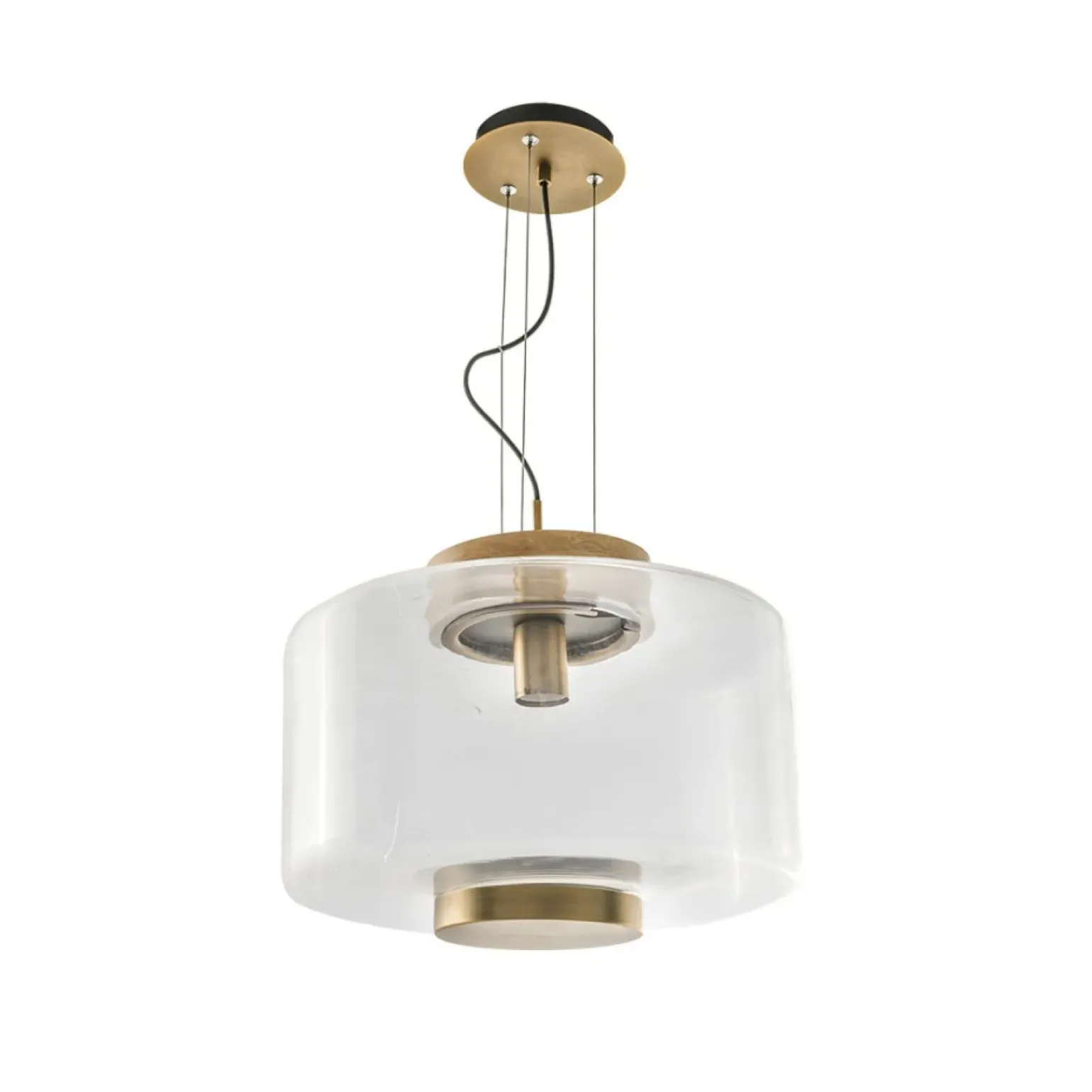 Clearance Lampa wisząca złota z szerokim kloszem AZ3343 SOREL | Kaja Oświetlenie Żyrandole Nowoczesne