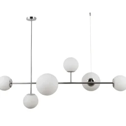 Best Sale Lampa wisząca zwis z kulami PND-31221-6B-CH VAILANTE | Kaja Żyrandole Nowoczesne