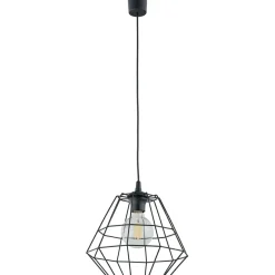 Cheap Lampa z geometrycznym, drucianym kloszem TK 6206 z serii DIAMOND NEW Żyrandole Nowoczesne