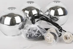 Sklep Kaja Lampa z kloszami na czarnych zwisach 33-62840 TRIO | Kaja Oświetlenie