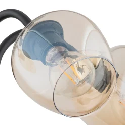 Sklep Kaja Lampa z miodowymi kloszami O3065 W5 CZA ZL KATLA | Kaja Oświetlenie