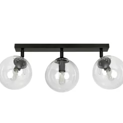 Online Lampa z przezroczystymi kloszami na listwie 776/3 | Kaja Oświetlenie Żyrandole Nowoczesne