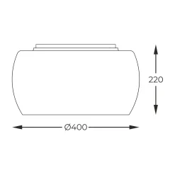 Sklep Kaja Lampa ze złotym kloszem, do sypialni C0076-05L-F4HF CRYSTAL | Kaja