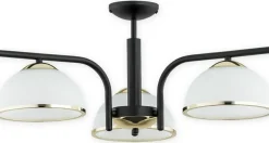 Sklep Kaja Lampa ze złotymi lamówkami O2923 W3 CZA ZL LAVA | Kaja Oświetlenie