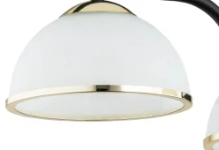 Sklep Kaja Lampa ze złotymi lamówkami O2923 W3 CZA ZL LAVA | Kaja Oświetlenie
