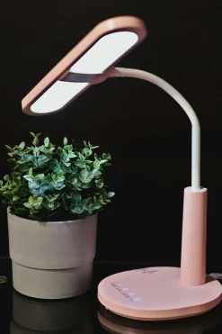 Dzieci Sklep Kaja Lampka biurkowa do pokoju dziewczynki K-BL1521 RÓŻOWY z serii MILO