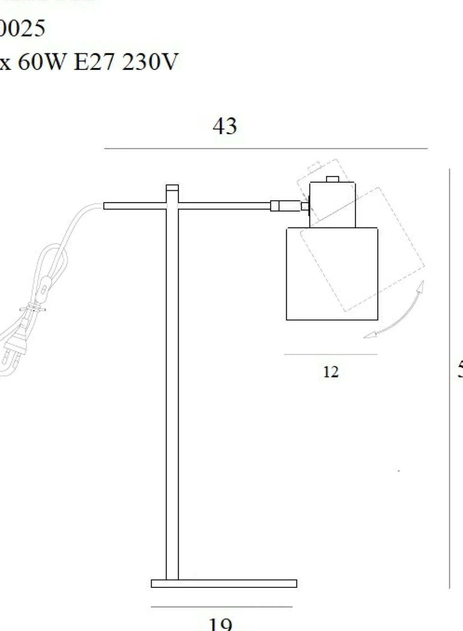 Sklep Kaja Lampka biurkowa z regulowanym ramieniem MX T0025 BLACK | Kaja