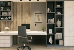 Sklep Kaja Lampka biurkowa z tubą, w kolorze czarno-złotym 7716 | Kaja