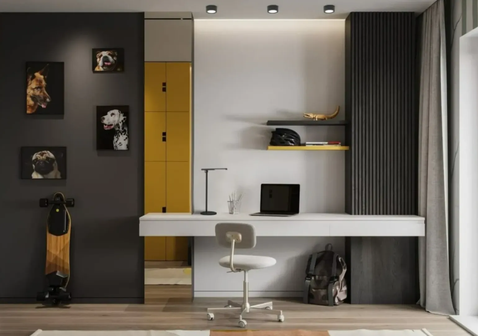 Sklep Kaja Lampka biurkowa ze zintegrowanym LED-em 8358 | Kaja Oświetlenie