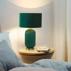 Sklep Kaja Lampka do sypialni glamour LP-1515/1T BIG GREEN TAMIZA | Kaja