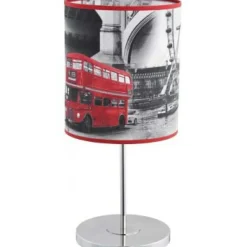 Sklep Kaja Lampka nocna chromowana E27 AL 20828 BRYTANIC | Kaja Oświetlenie