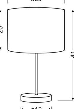 Sklep Kaja Lampka nocna z ozdobnym abażurem 41-19533 ARABESCA | Kaja Oświetlenie