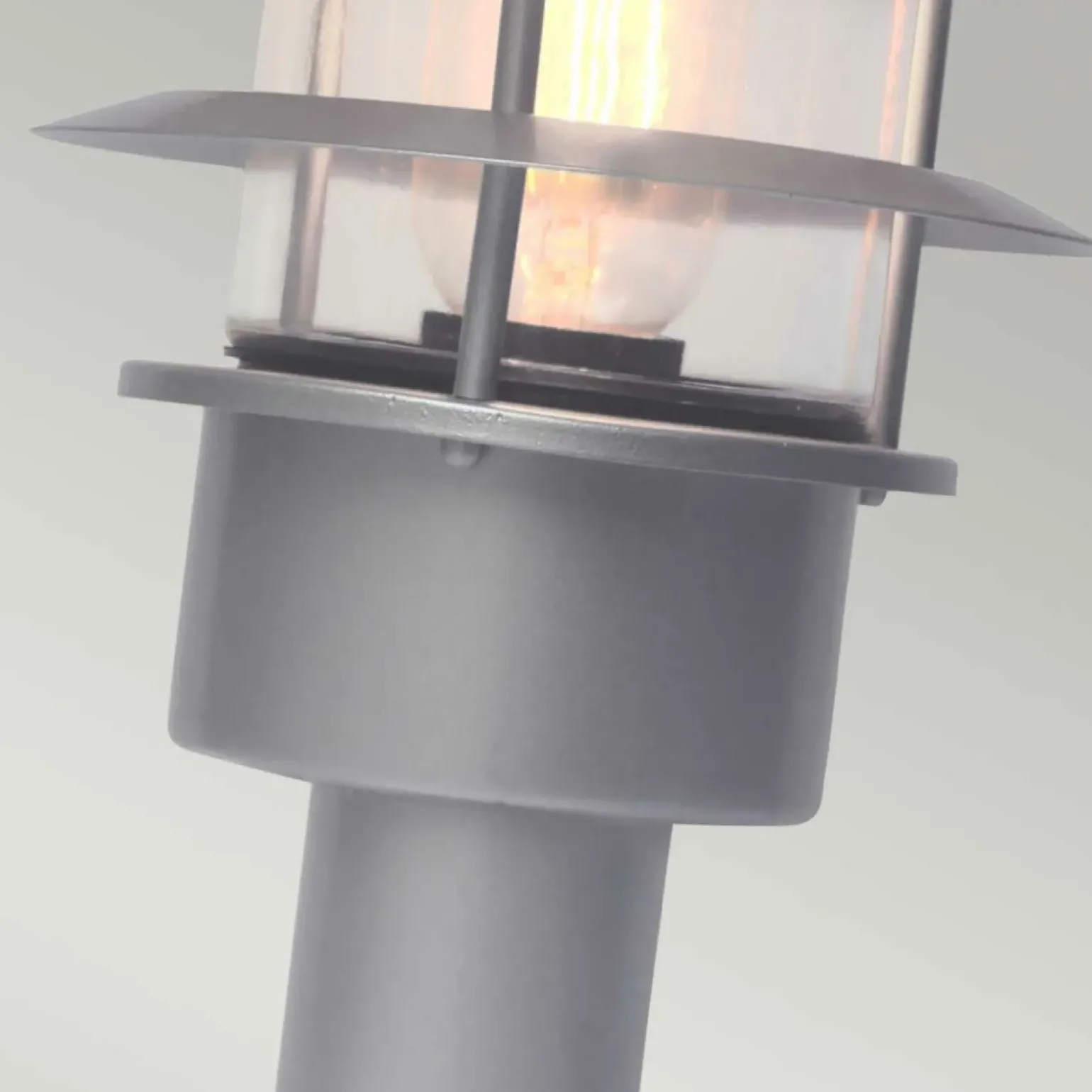 Sklep Kaja Lampka ogrodowa, srebrna 1xE27 HELSINGOR-PED z serii HELSINGOR