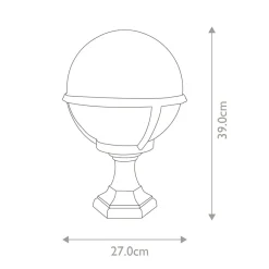 Sklep Kaja Lampka stojąca zewnętrzna, ogrodowa GLENBEIGH-PED-PO z serii GLENBEIGH