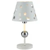 Sklep Kaja Lampka stołowa biała z abażurem LEDEA 50501111 BATLEY | Kaja