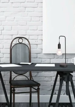 Sklep Kaja Lampka stołowa czarna minimalizm LEDEA 50501194 LAREN | Kaja