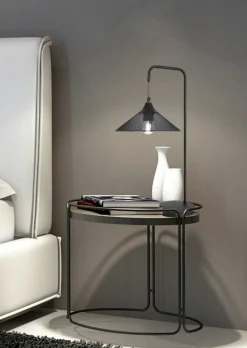 Sklep Kaja Lampka stołowa czarna nowoczesna LEDEA 50501206 KIRUNA | Kaja