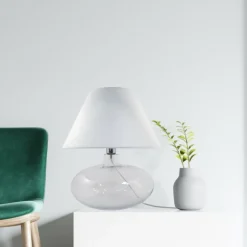 Sklep Kaja Lampka stołowa do salonu w stylu cozy 5512WH MERSIN | Kaja