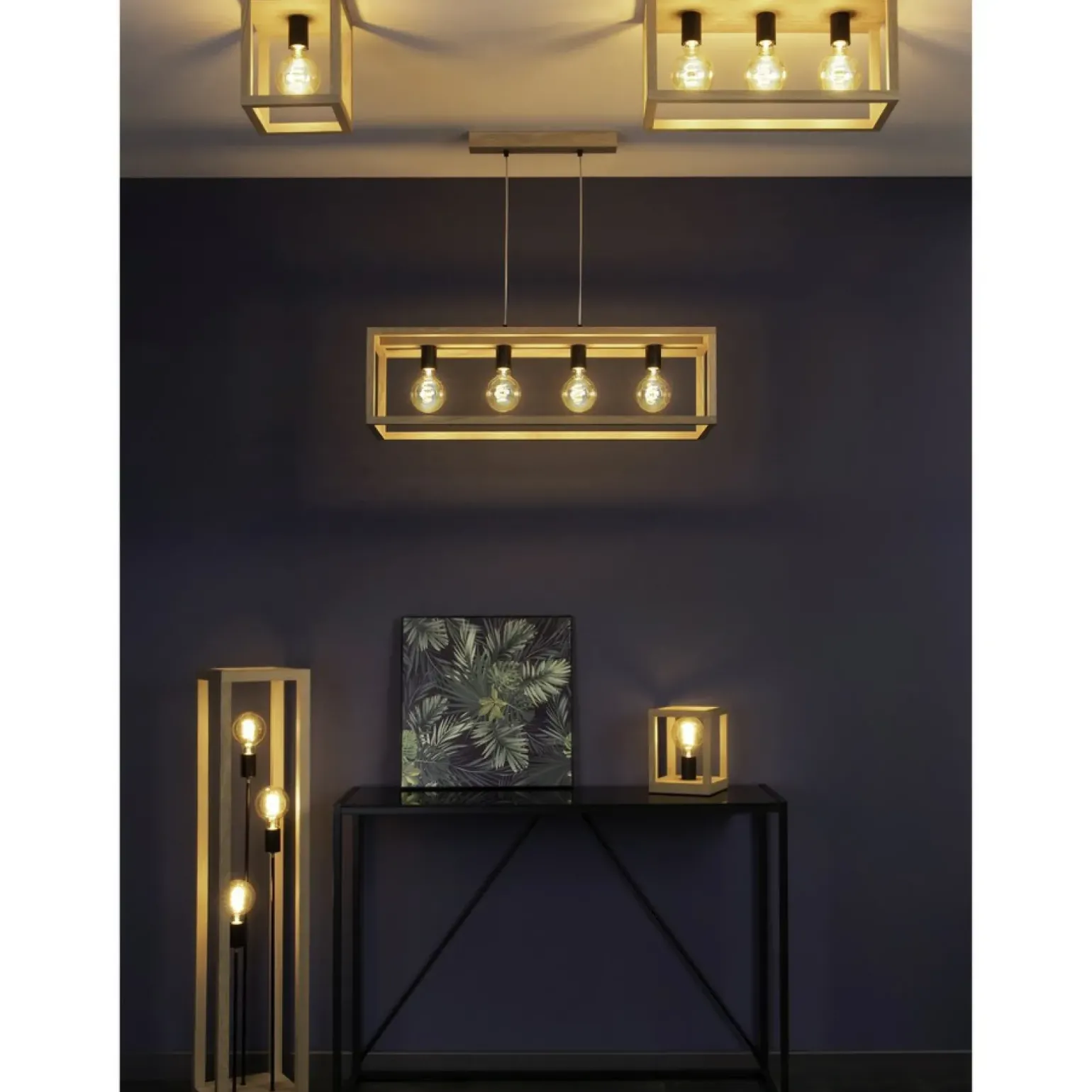 Sklep Kaja Lampka stołowa do sypialni w stylu rustykalnym 7154174 KAGO | Kaja