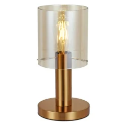 Sklep Kaja Lampka stołowa modern glamour TB-5581-1-BRO+AMB SARDO | Kaja