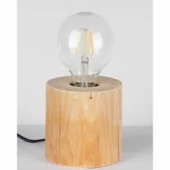 Sklep Kaja Lampka stołowa na drewnianej podstawie 76911150 TRABO TABLE | Kaja
